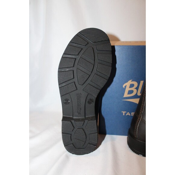 BLUNDDSTONE WOMEN'S 2308 BROWN RED PLAID LEATHER CHELSEA BOOTS NIB - Picture 7 of 7